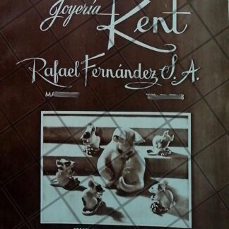 CARTEL ANTIGUO JOYERIA KENT RAFAEL FERNANDEZ 1951 /869