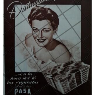 CARTEL ANTIGUO ORIGINAL GALLETAS PASA 1951 /246