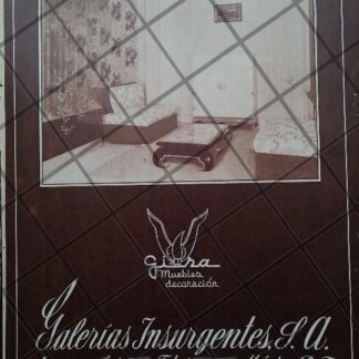 CARTEL ANTIGUO TIENDA GALERIAS INSURGENTES 1951/868
