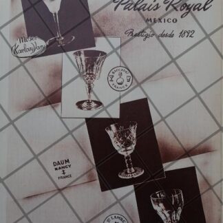 CARTEL ANTIGUO TIENDA JOYERIA PALAIS ROYAL 1951 /857