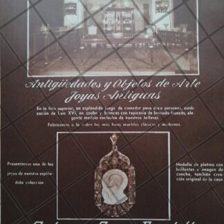 CARTEL ANTIGUO TIENDA DE LA FUENTE BUSTILLO 1951 /845