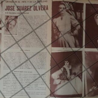 AFICHE RETRO ORIGINAL. MUERE EL PINTOR. JOSE SUAREZ OLVERA 1969