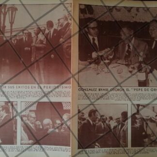 AFICHE RETRO ORIGINAL. HOMENAJE A JACOBO ZABLUDOZKY 1970s