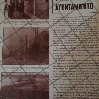 AFICHE RETRO ORIGINAL. SAN NICOLAS DE LOS GARZA 1970