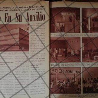 AFICHE RETRO, ABREN CENTRO COMUNITARIO MONTE DE PIEDAD EN TORREON