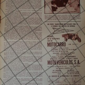 CARTEL ANTIGUO ORIGINAL DE MOTOCICLETAS ISLO Y OTROS 1960s 36