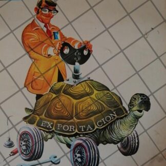 AFICHE RETRO. FOMEX, BANCO DE MEXICO 1972. DIBUJO DE CARREÑO