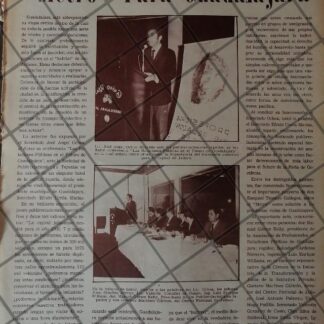 AFICHE RETRO. ORIGINAL. PROYECtAN EL METRO PARA GUADALAJARA 1970s