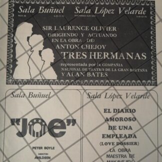 AFICHE ANTIGUO. CINE CLUB DE ARTE A.C. 1971 /1