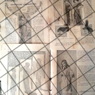 GACETA ANTIGUA 1913 ELEGANCIAS DE LA MODA /MUY RARO