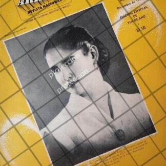 AFICHE ANTIGUO ORIGINAL. JUANITA LOZA LOZA DE VIVANCO 1953