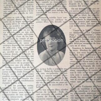 AFICHE ANTIGUO LA ESCRITORA. ENRIQUETA PARODI 1934