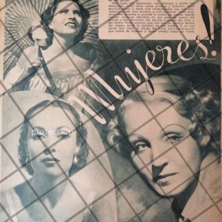 AFICHE ANTIGUO ORIGINAL. DOLORES DEL RIO Y MAS 1932