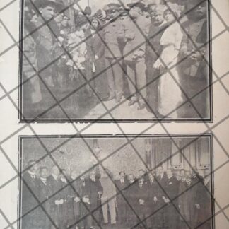 AFICHE ANTIGUO ORIGINAL. VENUSTIANO CARRANZA & ALVARO OBREGON 1914