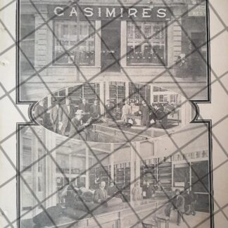 AFICHE ANTIGUO ORIGINAL. ABREN TIENDA DE CASIMIRES RUIZ Y GALLEGO 1912