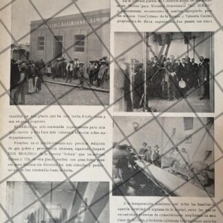 AFICHE ANTIGUO MOLINO "EL IDEAL" MAGDALENA CONTRERAS 1912