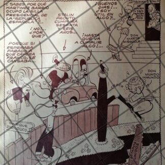 CARICATURA ANTIGUA. 1945 DE: NARAYANATH SALAZAR /NACE LA GUERRA FRIA