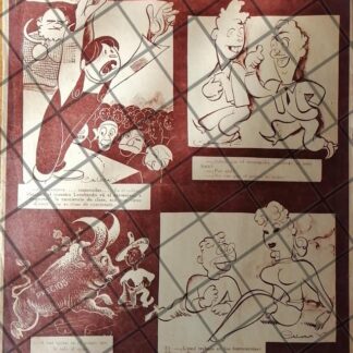 CARICATURA ANTIGUA. 1945 DE CAYETANO CALOCA VALLE