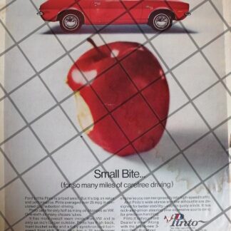CARTEL RETRO AUTOS FORD PINTO 1971 -1081 /RARO
