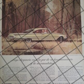 AFICHE RETRO ORIGINAL AUTOS FORD STARLINER -1057