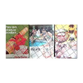 3 MINI CARTELES RETRO, CERVEZA NOCHE BUENA Y OTRAS 1970s