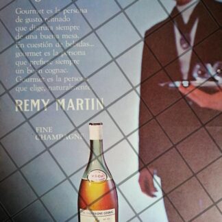 CARTEL PUBLICITARIO RETRO CHAMPAGNE REMY MARTIN 1970 /628