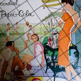 CARTEL ANTIGUO ORIGINAL REFRESCOS PEPSI 1959 /257