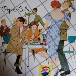 CARTEL ANTIGUO ORIGINAL REFRESCOS PEPSI 1959 /256