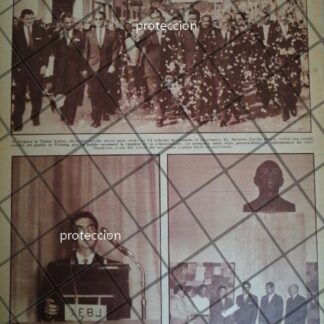 AFICHE ANTIGUO 1968 NORBERTO TREVIÑO ZAPATA 3ER INFORME 1960