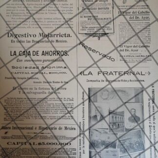 AFICHE PUBLICITARIO ANTIGUO DEL SIGLO XIX. 1897 /950