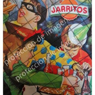 CARTEL ANTIGUO ORIGINAL REFRESCOS JARRITOS 1950 /RARO