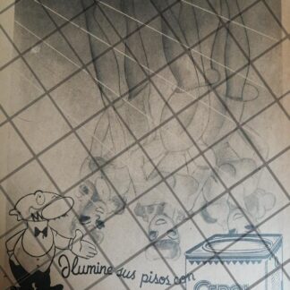 CARTEL ANTIGUO CEROL. PETROLEOS MEXICANOS PEMEX 1940s