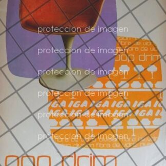 CARTEL PUBLICITARIO RETRO MUEBLES IGA S.A SILLAS POP DRIM 1972