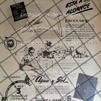 CARTEL RETRO COLONIA LOMAS DEL MIRADOR 1947 MORELOS