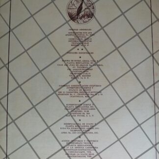 CARTEL ANTIGUO GUANOS Y FERTILIZANTES DE MEXICO S.A 1964