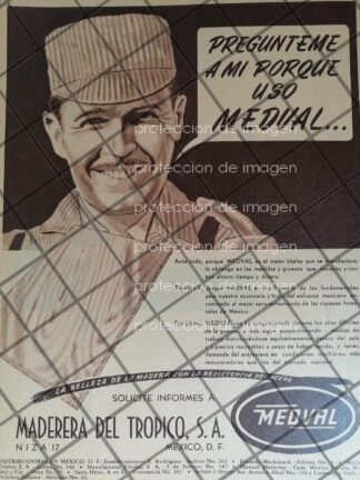 CARTEL ANTIGUO ORIGINAL MADERA DEL TROPICO S.A 1947 /1033