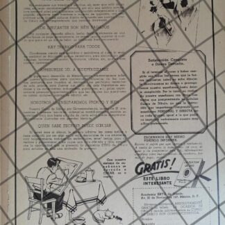 CARTEL ANTIGUO ACADEMIA ERYG DE DIBUJO 1945 /1029