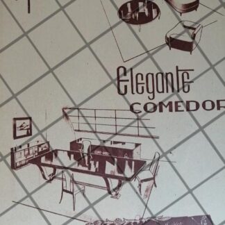 CARTEL ANTIGUO MUEBLERIA CUAUHTEMOC 1940s D.F. 1002