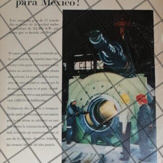 CARTEL VINTAGE. LUZ Y FUERZA MOTRIZ S.A 1958 /977