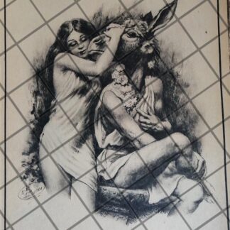 PORTADA ARTISTICA ANTIGUA DE MARIA LUISA HELGUERA 1956 MITO