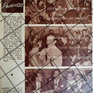 AFICHE ANTIGUO BAILE EN CASA DE JOSE MORALES NORIEGA 1956