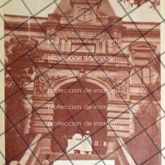 AFICHE ANTIGUO MANICOMIO DE LA CASTAÑEDA 1953