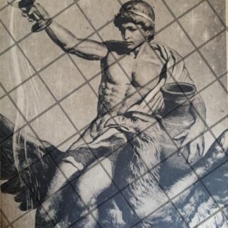 FOTO GRABADO ANTIGUO DE JESUS HELGUERA, SIGNO ACUARIO 1956