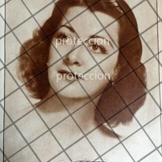 AFICHE RETRO. LUZ ESCANDON DE DE LA TORRE 1948