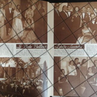 AFICHE RETRO. BODA. LEBRIJA BAILLERES 1948