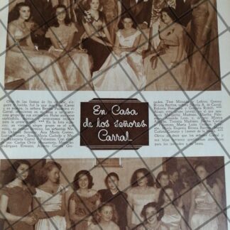 AFICHE RETRO FIESTA CASA CORRAL PALOMINO 1948