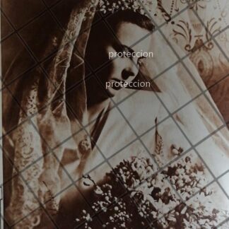 AFICHE RETRO NOVIA. ISABEL VERTIZ CAMPERO 1948