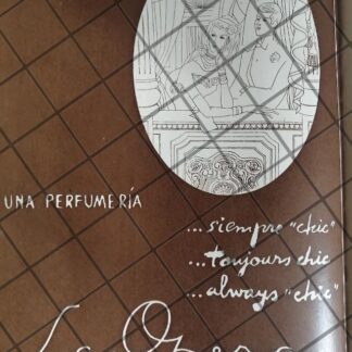 CARTEL ANTIGUO TIENDA PERFUMERIA LA OPERA 1948 CDMX