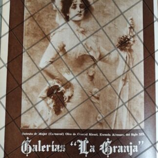 CARTEL ANTIGUO TIENDA GALERIAS LA GRANJA 1948 1104