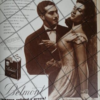 AFICHE RETRO. CIGARROS BELMONT 1948 /291
